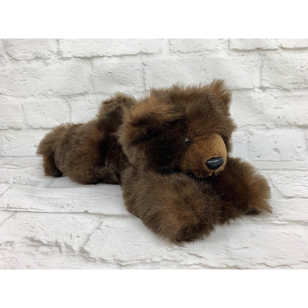 Purr Fection by MJC Stuffed Animal Plush Baby Minky Brown Bear Toy 12"